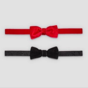 Carter’s Just One You Baby Girls 2pk Velvet Festive Headwrap